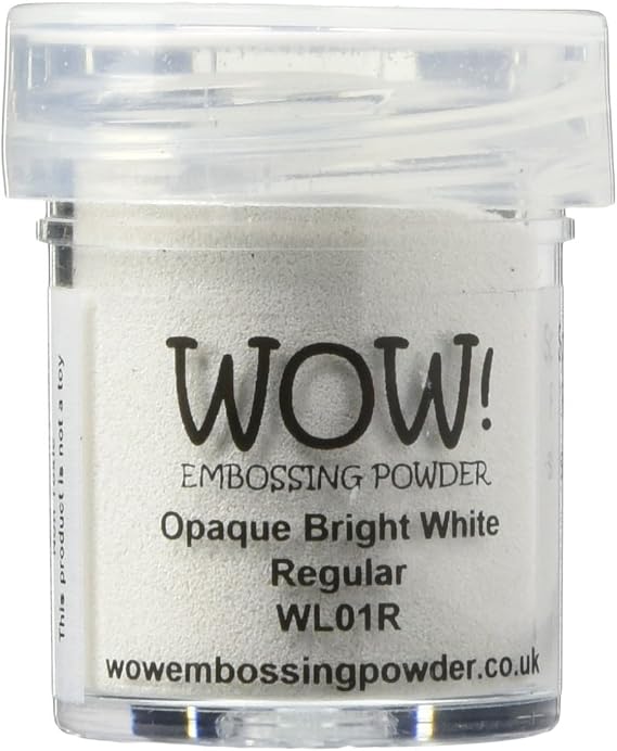 Wow! Embossing Powder 15ml-Opaque Bright White