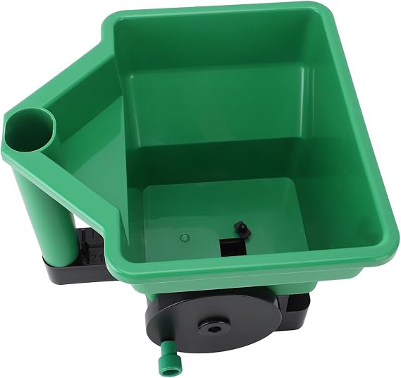 Hand Spreader 3L Manual Small Labor Saving Handheld Lawn Garden Spreader for Fertilizer Salt Green