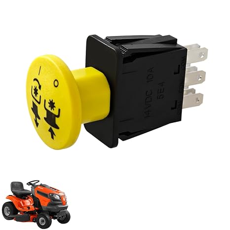 539131627 PTO Switch Compatible with Husqvarna BZ6127 BZ7234 FD52M FD61M iZ25 iZ4217 IZC5223 LZ25 LZ30 MZ5225 MZ5424 MZ61 Lawn Mower, Replace 597520401