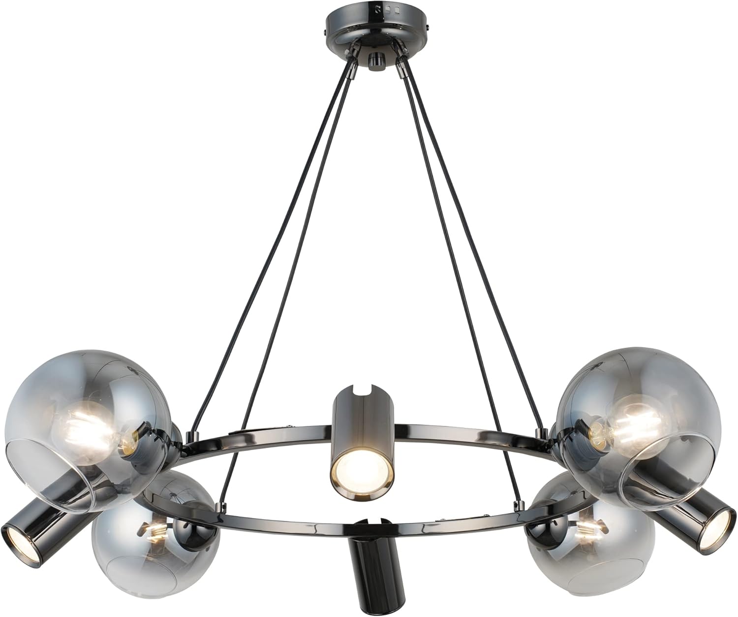 Lucea Tierra 44 Cobalt Chandelier 4xgu104xe27
