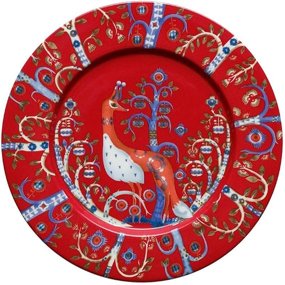 iittala Taika red Salad Plate 22cm
