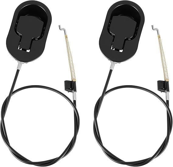 2 Pack Set Recliner Replacement Parts , Durable Recliner Release Pull Handle with Recliner Pull Cable Repair Replacement Part Compatible Most Furniture of Recliner Chair Sofa Couch