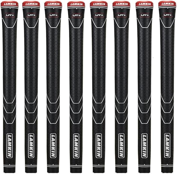 Lamkin UT+ Black Golf Grip Bundle (8 Piece), Standard