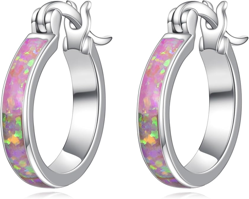 Sterling Silver Hoop Earrings Small Hoop Sun/Leaf/Triangle Huggie Earrings for Women Hypoallergenic