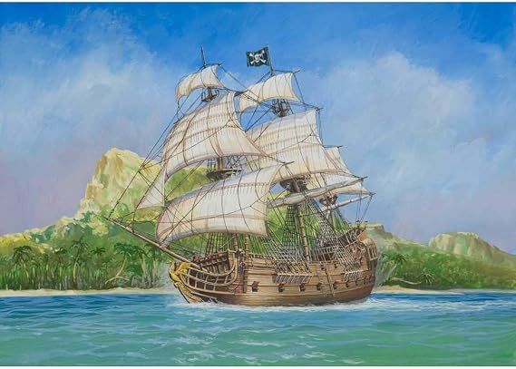 Zvezda Models 1/72 Pirate Ship Black Swan