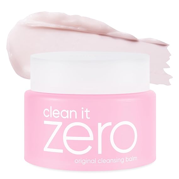 BANILA CO Clean it Zero Original Cleansing Balm - Vitamin C (3.38 fl oz) | Korean Makeup Remover, Cleansing Oil, Facial Cleanser for All Skin Types | Vegan | Made with Acerola Berry & Vitamin C