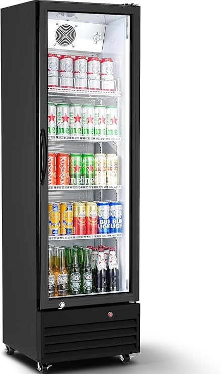BODEGA 12.5 Cu.Ft Commercial Glass Door Drink Display Beverage Refrigerator