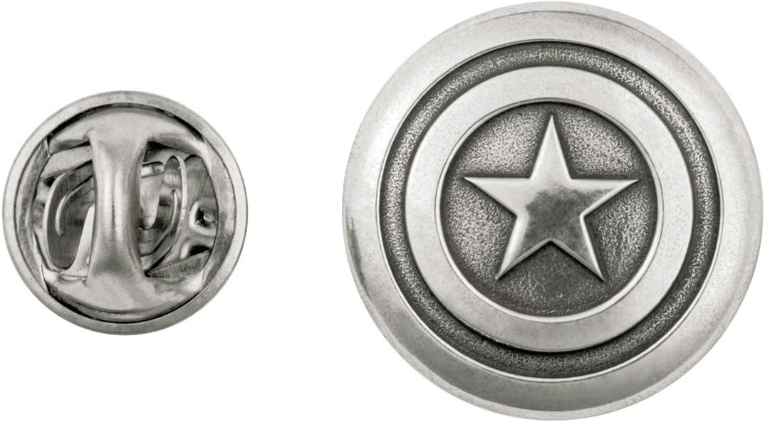 Royal Selangor Hand Finished Marvel Collection Pewter Captain America Lapel Pin Gift
