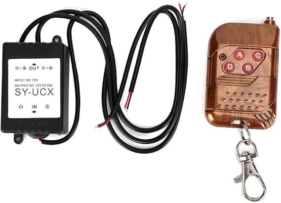 Aramox 16-Mode Strobe Controller Module, 12V-24V Universal LED Flasher for Brake Light, Motorcycle, Car, Truck, GS-100C Compatible Strobe Control Box