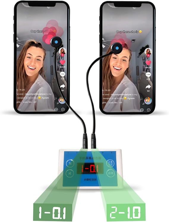 異なるポートでのシーケンシャルステップスピード物理オートクリッカー:iPhone iPad用オートクリッカー、Android iOS用スクリーンデバイスタップ、シミュレートフィンガークリック、ゲーム、報酬タスクJ2に最適
