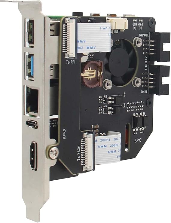 Geekworm KVM-A8 PCIe Version KVM Over IP kit for Raspberry Pi 4 Model B