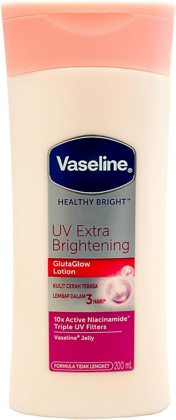 Vaseline Healthy Bright Series UV Extra Brightening Body Lotion, 6.8 fl oz 200 ml