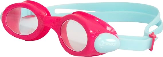 FINIS H3 Swim Goggles for Kids, Ages 3-6, Pink/Aqua