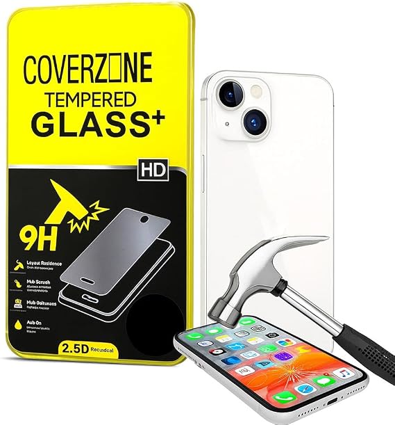 Coverzone iPhone 15 Plus ile Uyumlu Micro Cam Ekran Koruyucu Tam Kaplama Çizilmeye Dayanıklı Yüksek Hassasiyetli Temperli Ekran Koruma Camı