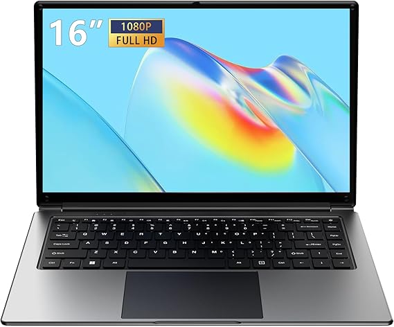 Morostron Laptop 16-inch 8GB DDR 256GB SSD Portable Laptop Computer, Expandable to 1TB, AMD A9-9400 Radeon R5 CPU up to 3.2 GHz, 9000mAh Battery, Numeric Keypad, US