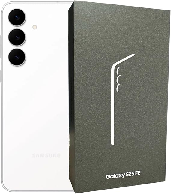 Samsung Galaxy S25 FE 5G SM-S731B Exynos 2400 8GB RAM SIM-Free Unlocked Android 16 Smartphone (White, 512, GB)