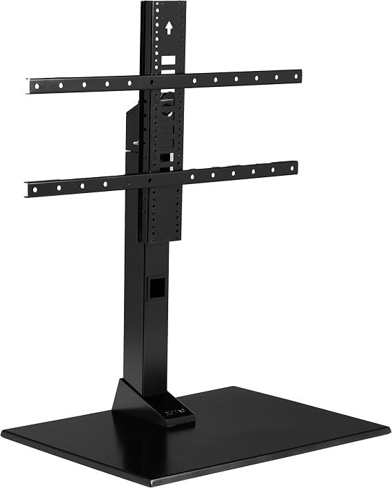 SANUS Universal TV Stand - Large Swivel Base Replacement TV Stand for Screens Up to 86" - Swivels 70 Degrees & Height Adjusts 8" - Compatible with Sony, Vizio TCL & More