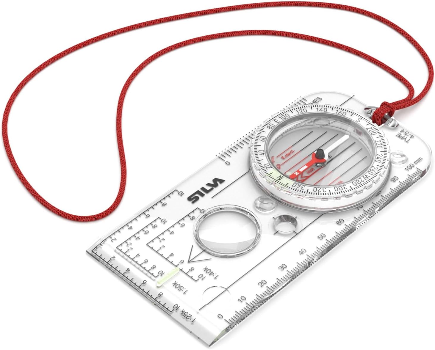 EXPEDITION 4 - Scale 1:25k 1:40k 1:50k mm & inches - Navigation compass for advanced users and rescue professionals - Rotatable compass housing - Compass hiking