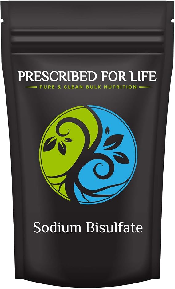 Prescribed for Life Sodium Bisulfate Powder | Natural Household Cleaner | pH Reducer for Pool and Spa | Pool pH Decreaser for Soil and Water | Sodium Hydrogen Sulfate, 1 kg