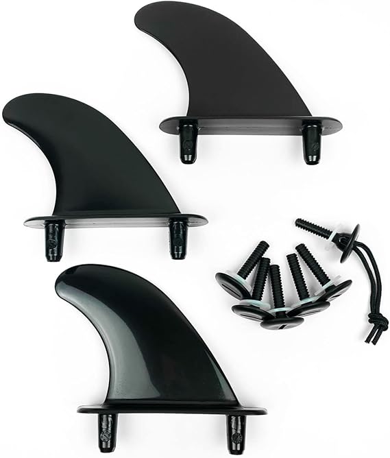 WaveStorm 4.5in Bolt Thru Fin Set // Fin Set for Bolt Through Surfboards
