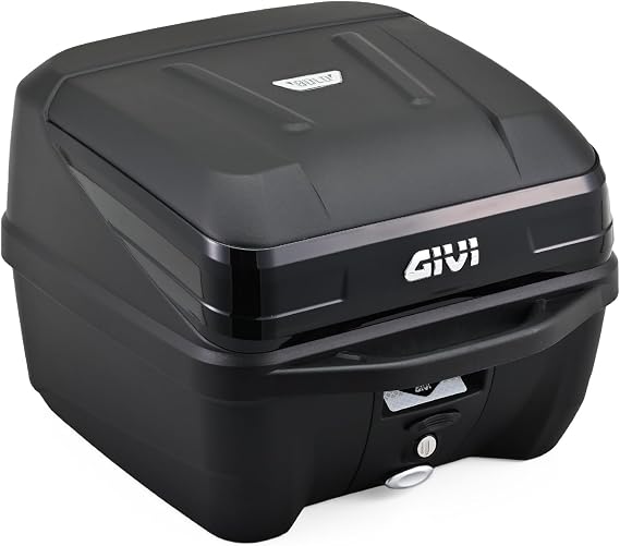 GIVI Monolock Rear Box for Motorcycles, 32L, Black Panel, B32NB, 16965
