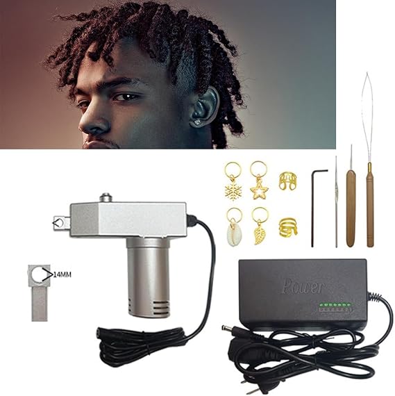 Dreadlocks Machine, Loc Machine For Dreadlocks Electric Dreadlock Machine Kit Portable Dreadlocks Machine Quick And Easy Use Can Be Directly Work On Head
