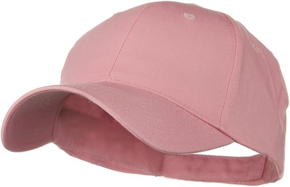 Solid Cotton Twill Low Profile Strap Cap - Pink