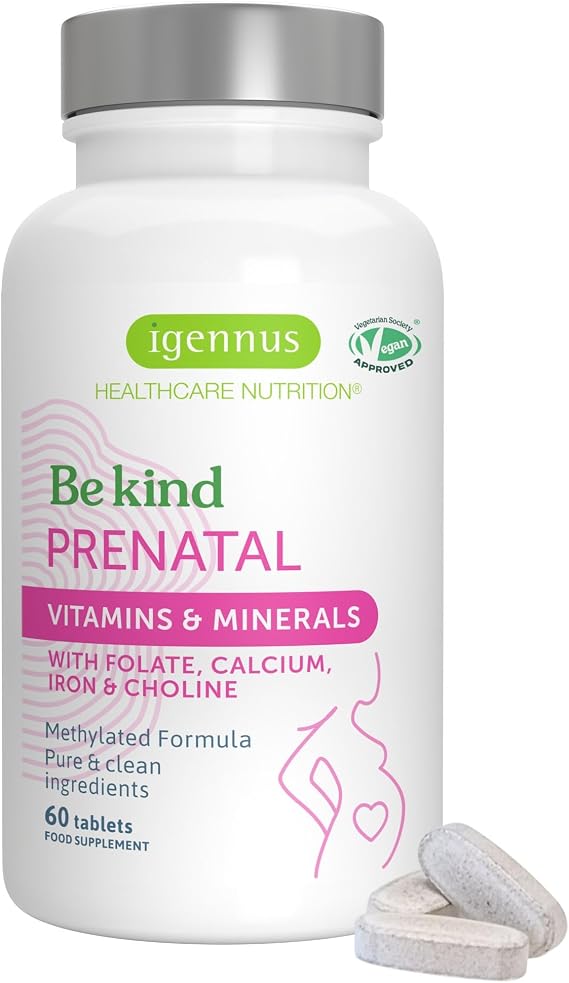 Igennus Advanced Prenatal Vitamins for Women, Methylated Multivitamin