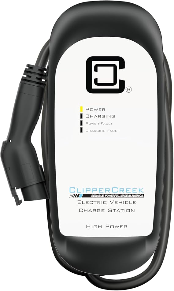 EV Charger, HCS-40P, Plug-in, 32 Amp, Level 2 EVSE, Level 2, 240V, NEMA 6-50 Plug, with 25 ft Cable
