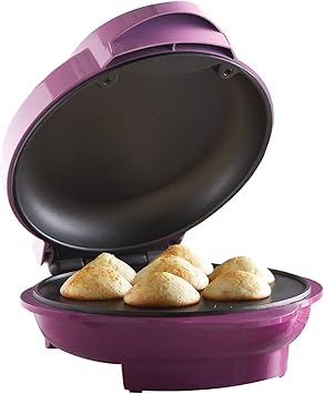 Brentwood TS-252 Non-Stick 7 Mini Cupcake Maker Machine, Pink