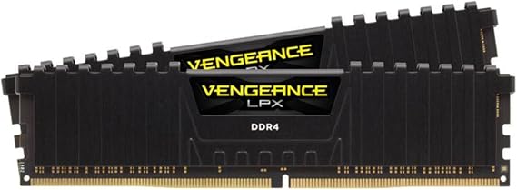 CORSAIR VENGEANCE LPX DDR4 Memory 32GB 2x16GB up to 3600MHz for AMD EXPO & Intel XMP CL18 Desktop PC Black CMK32GX4M2Z3600C18