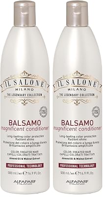 Il Salone Milano Professional Magnificent Hair Conditioner - Color Safe Conditioner to Brighten  Enhance Highlights - Protects and Prolongs Color - Salon-Quality Hair Care 16.9 oz  500 ml