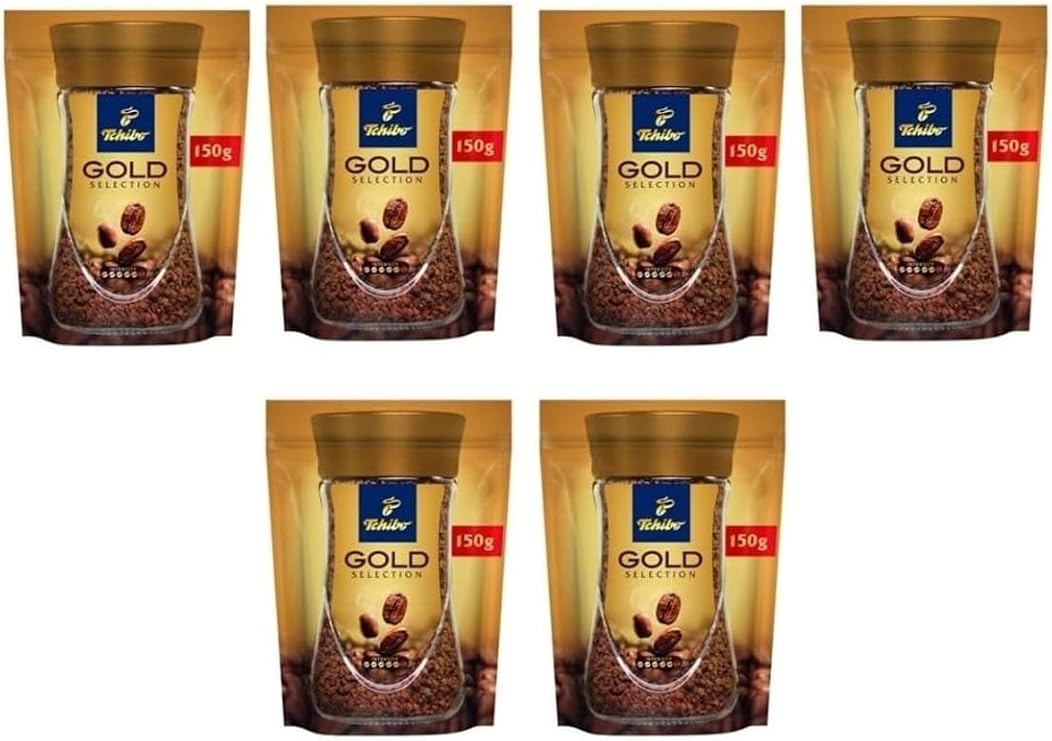 Tchibo Gold Selection Çözünebilir Kahve Ekonomik Paket 150 Gr 6'Lı