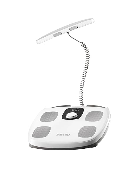 InBody H30 Smart Body Composition Scale - Measures Full Body Weight, Skeletal Muscle Mass, Soft Lean Mass, Body Fat Mass, Percent Body Fat, Visceral Fat Level and More - Bluetooth & Wi-Fi Enabled