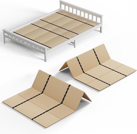 Imperius Twin Bed Board Under Mattress Support,5mm,Foldable Box Spring,Bed Support Slats,King Size 76x80''