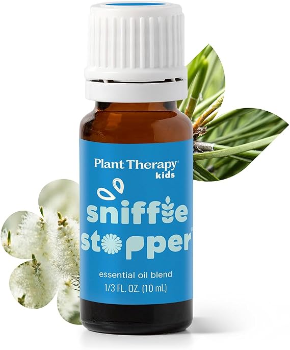 Plant Therapy Kids Sniffle Stopper Essential Oil Blend, 10 mL (1/3 oz)