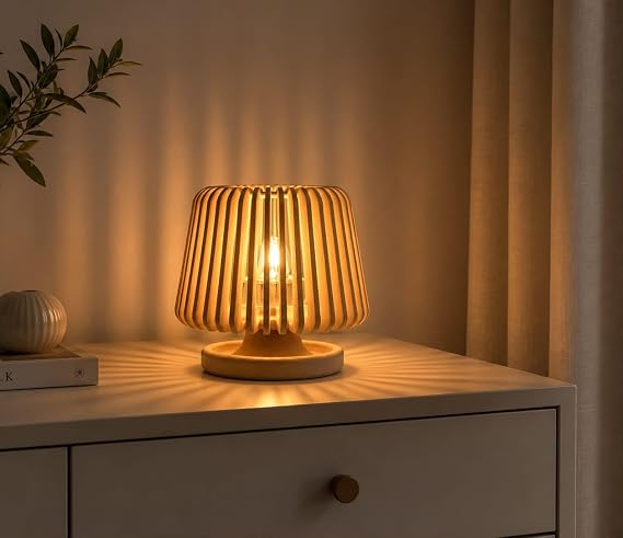 Masa Lambası, Alevsiz LED Dekoratif Mum | LED Mum Dahil [Enerji Sınıfı A]