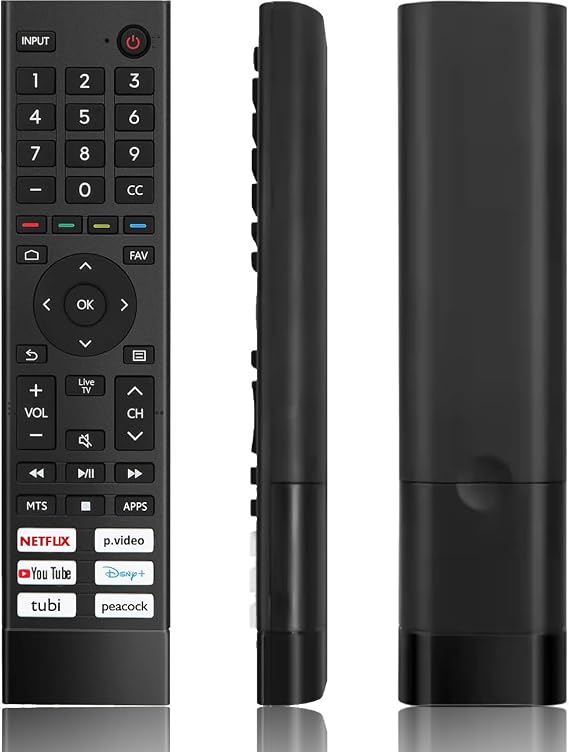 Universal Remote Control Replacement for Hisense TV, Compatible for Hisense Google 4K UHD Android Smart TVs (NO Voice Function)