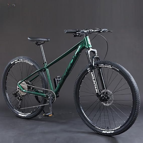 Mountain Bike 27.5/29 Inch 27 Speed MTB Bicycle Lightweight Aluminum Alloy Frame Mechanical Disc Brake Frame Cross Bike for Travel and Adventure, Traversing the Wilderness, Boys and Girls