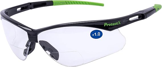 ProtectX Classic Safety Glasses, Anti-Fog Scratch Resistant Lenses