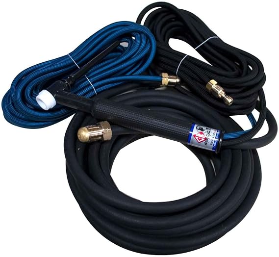 CK Worldwide CK18-25-RSF 400A 25' 3-Pc Super-Flex TIG Torch Kit
