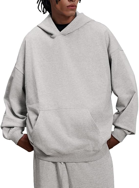 Mens Oversized Hoodies Unisex Cotton Baggy Hoodie Streetwear Hooded Sweatshirt for Teens