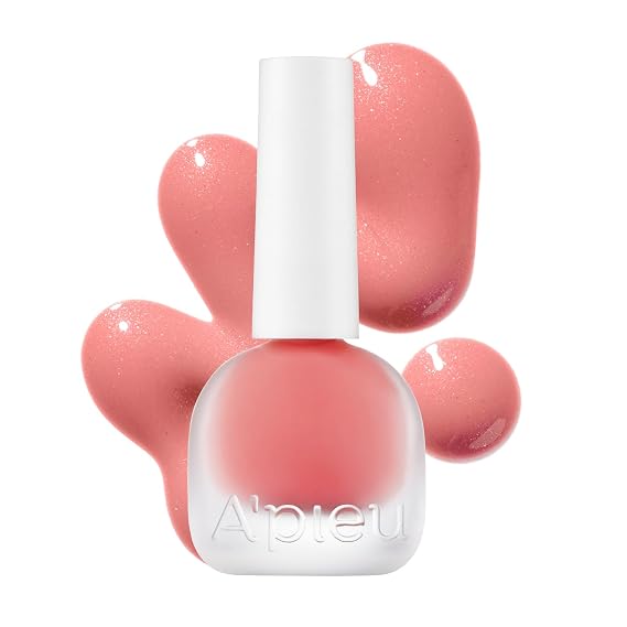 A'PIEU Juicy-Pang Water Blusher [PK04] Fruity Liquid Blush for Cheeks, Buildable & Blendable Color, Hydrating Dewy Finish with Fruit Extract Blend & Rose Flower Water, 0.31 fl oz