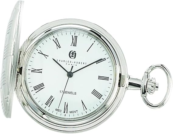 Charles Hubert 3841-WR Mechanical Pocket Watch