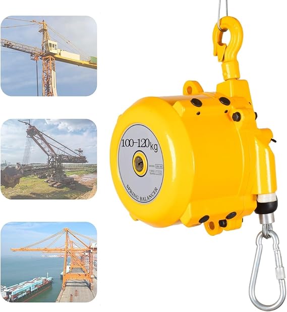 Spring Balancer, Tool Balancer with Hook and Wire Rope, for Assembly Line, Workshop and Automotive Equipment, Multifunctional Auxiliary Tools, Retractable Spring Tool Hanging Holding Equipment ( Color