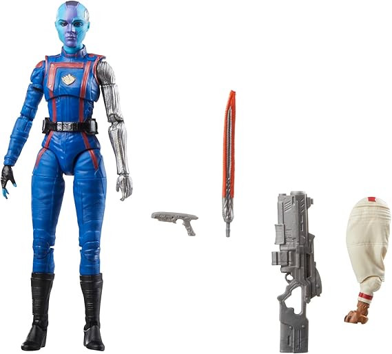 Hasbro Marvel Legends Series Nebula, Guardians of the Galaxy Vol. 3 6 Inch 15 cm Size Action Figure, Ages 4+ F6606 Authentic | Marvel Legends Guardians of the Galaxy 6" Action Figure BAF Cosmo - Nebula