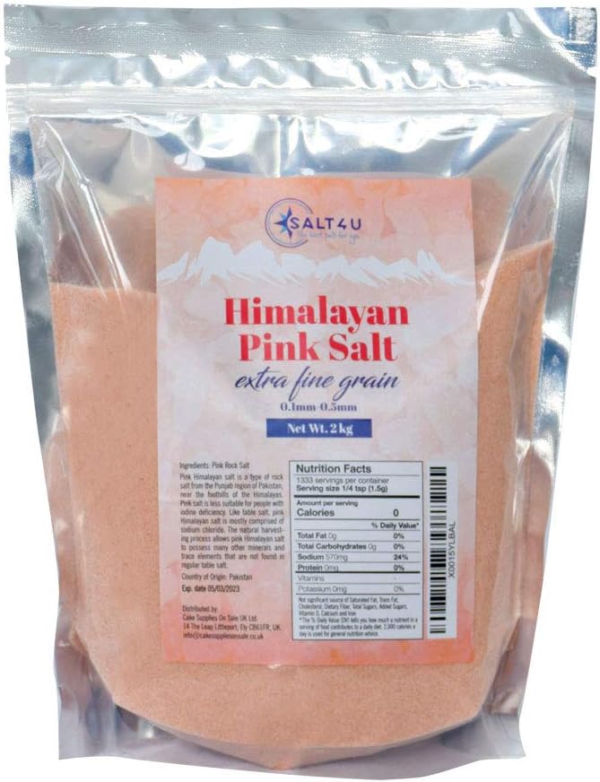 Himalayan Pink Salt, Extra Fine Grain 2 kg