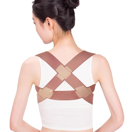 Posture Corrector for Women,Upper Back Brace Pain Relief(Medium)