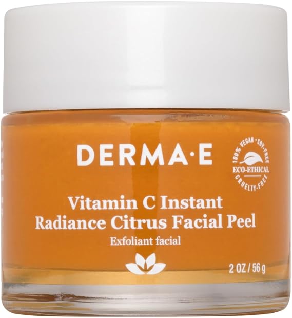 DERMA E Vitamin C Instant Radiance Citrus Facial Peel 56g