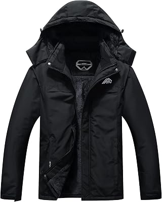 OTU Womens Waterproof Ski Jacket Snowboarding Windbreaker Warm Winter Hooded Mountain Snow Coat